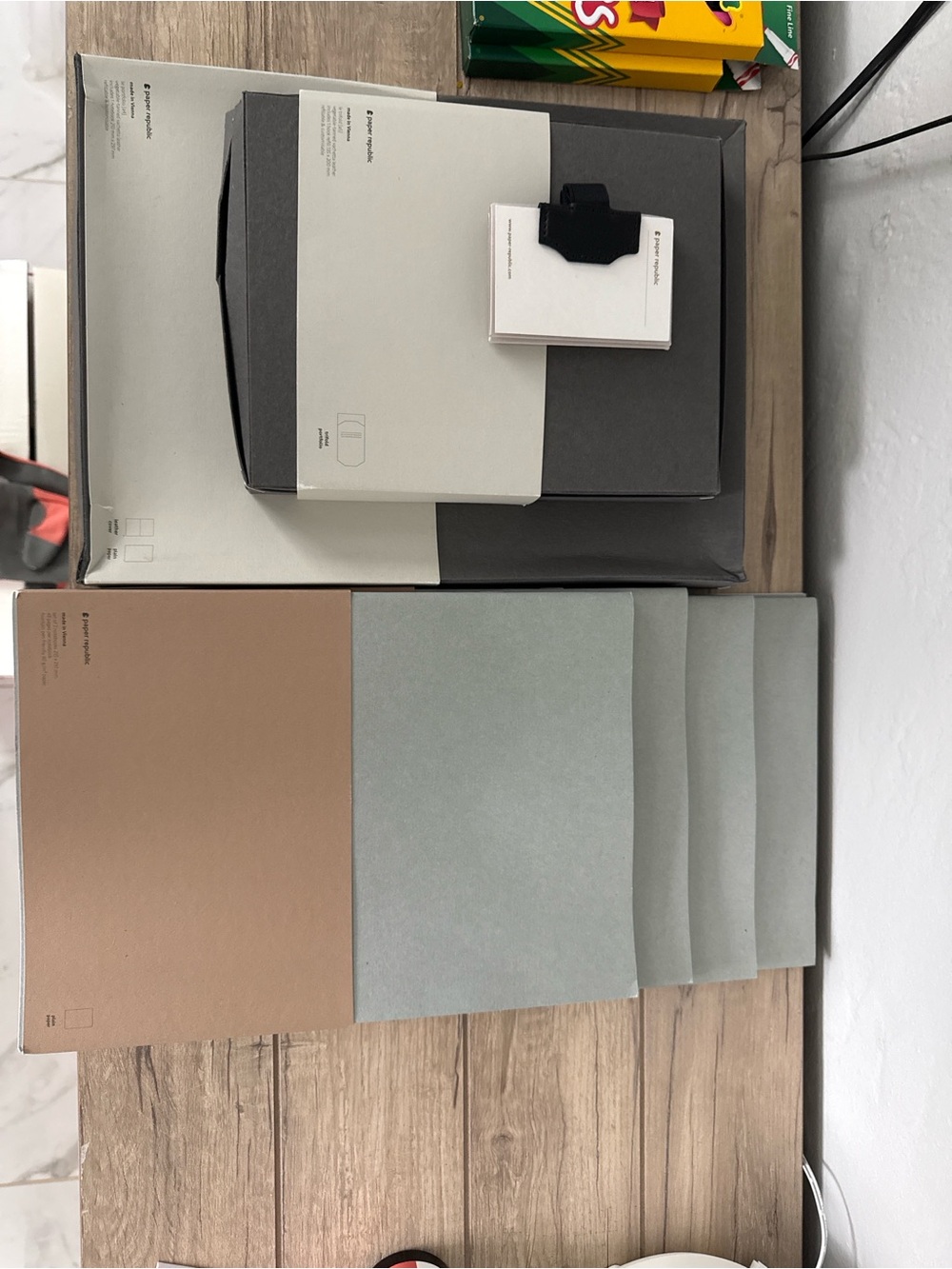 Large and small Leather notebook’s with fill paper and pen holder